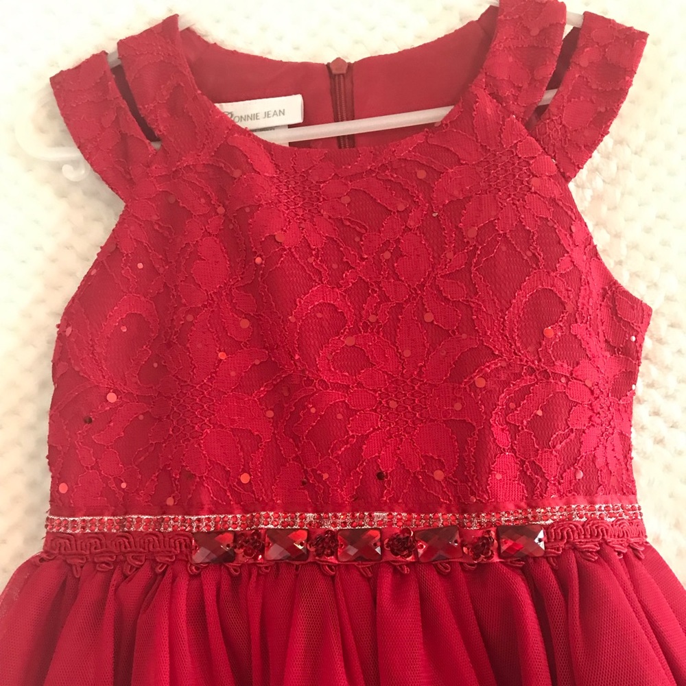 Girls Red Holiday Dress size 6